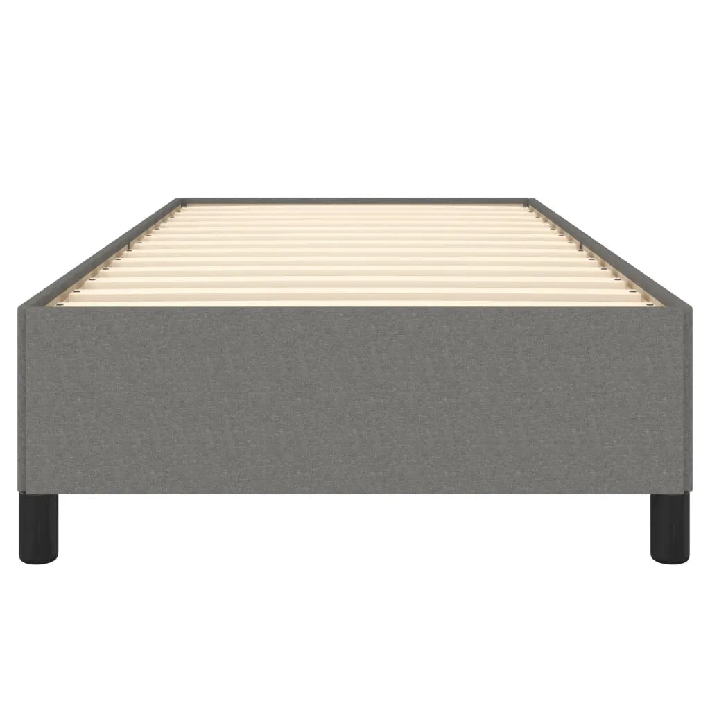 Giroletto senza Materasso Grigio Scuro 90x190 cm Tessuto 347027