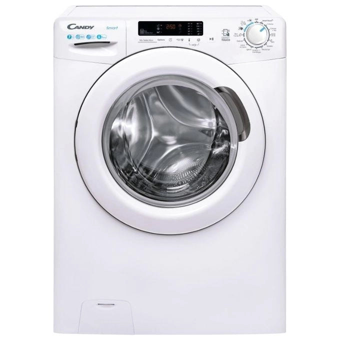 Candy Smart CSS4372DW4/1-11 lavatrice Caricamento frontale 7 kg 1300 Giri/min Bianco