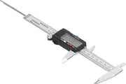 Misuratore di spostamento elettronico 0-150 mm in acciaio inossidabile con display digitale 0,001 mm di risoluzione - strumento di misura portatile per sistemi metrico/inch.