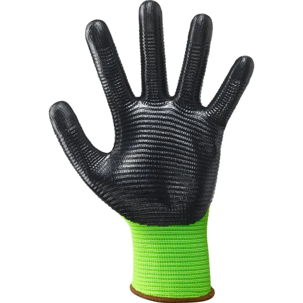 GUANTO PROFESSIONALE 'NBR CRINKLE' NERI Tg. 8 - 12 paia- NERI