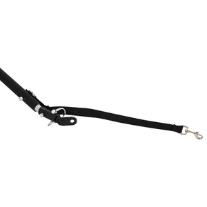 Carrello Bici con Pareti Pieghevoli e Rimovibili Gancio e 4 Catarifrangenti 139x71,5x49 cm in Acciaio e PE Nero