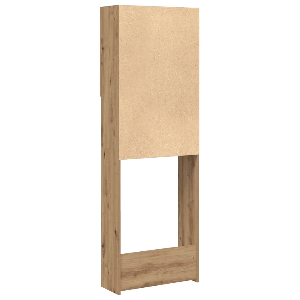 Mobile per Lavatrice Rovere Artigianale 64x25,5x190 cm 856650