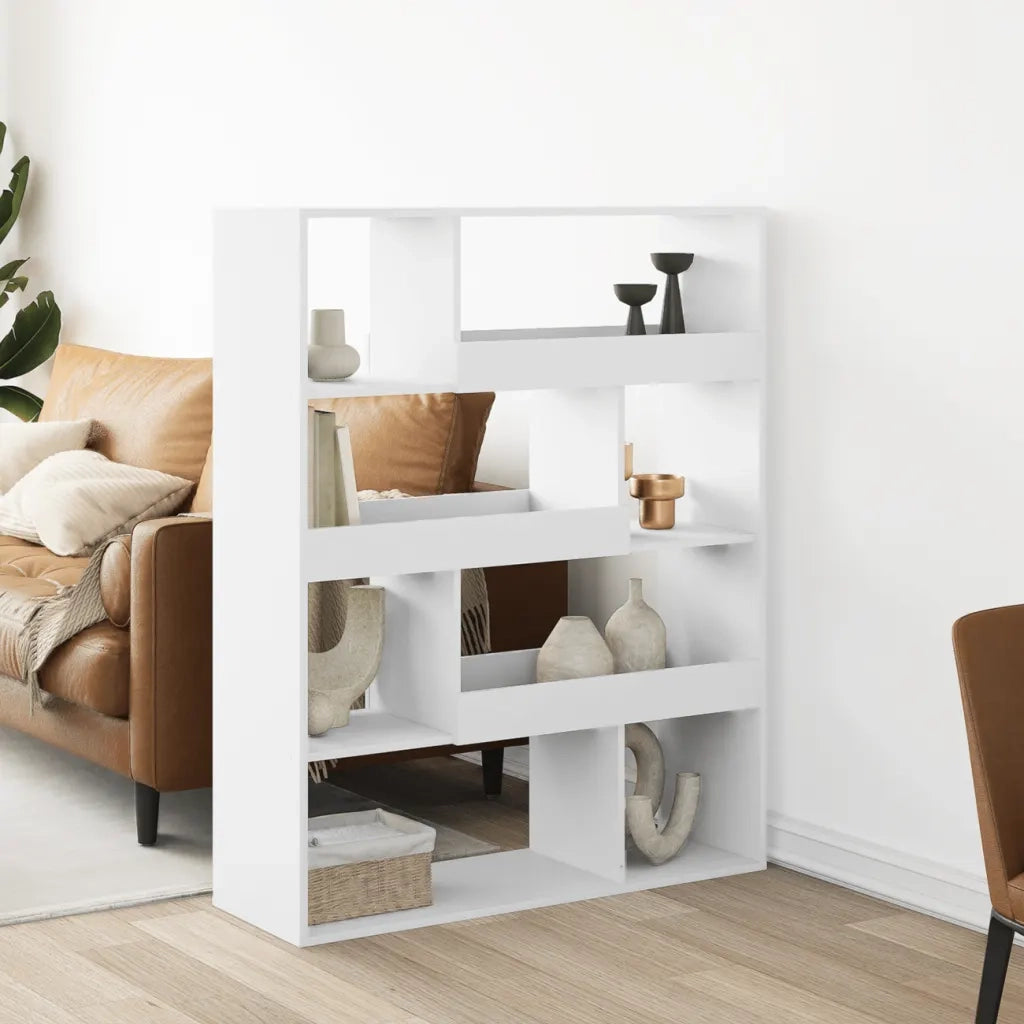 Libreria Bianca 100x33x125,5 cm in Truciolato 3309330