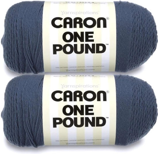 Acquario Garen 2 Pack - 454 g/16 oz - Cape Cod Blu - 800 Yard - Ideale per Maglia e Punti di Crochet