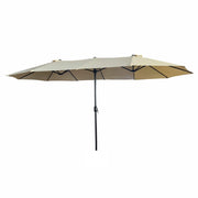 Ombrellone doppio da giardino TILIA beige peso 12,3 kg dimensioni 460x270x245 cm