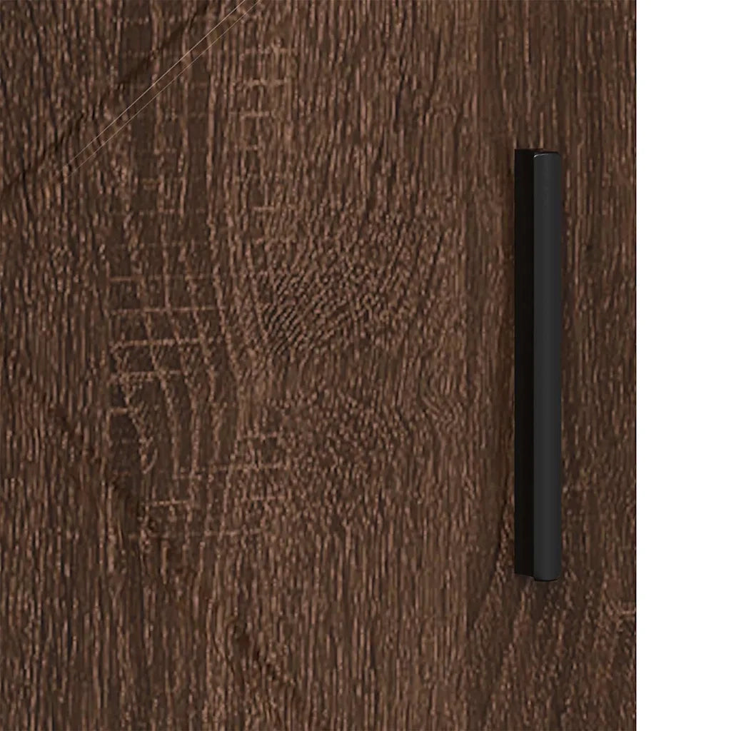 Mobile da Bagno con porta Rovere Marrone 60 x 35 x 80 cm 883311