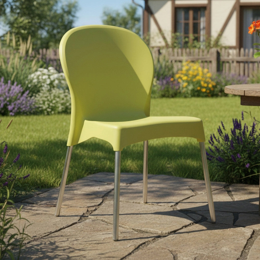 Linder, Sedia da Esterno una Sedia Made in Italy, Verde