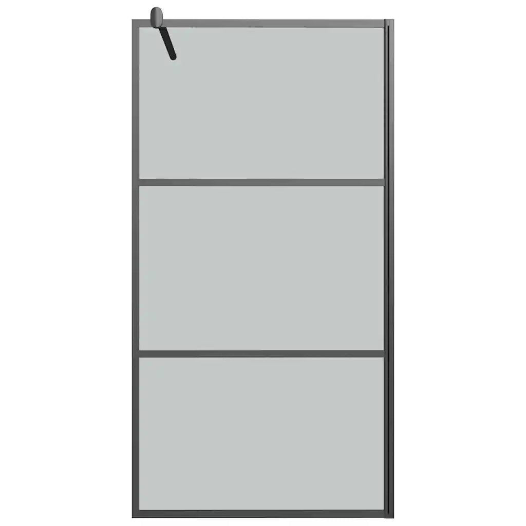 Parete Doccia Walk in 100x195 cm in Vetro Scuro ESG Nero CFW7271903