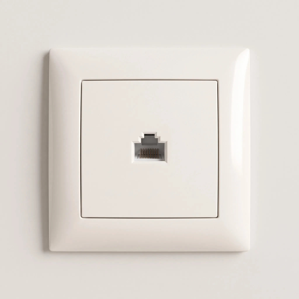Presa Rj45 Con Cornice Oste Jnh010-s Beige