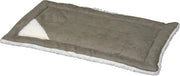 Ligkussen permutabile per cani e gatti - Piumino soffice e velluto - Adatto come innesco per trasportatori - 36 x 22 x 3 cm - Grigio