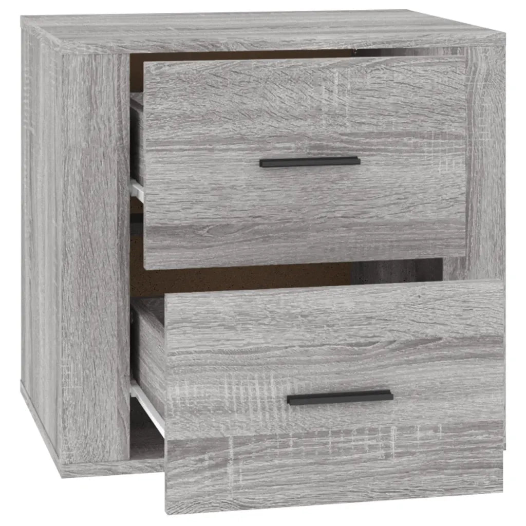 Comodino-Tavolino da notte Grigio Sonoma 50x39x47 cm 403280