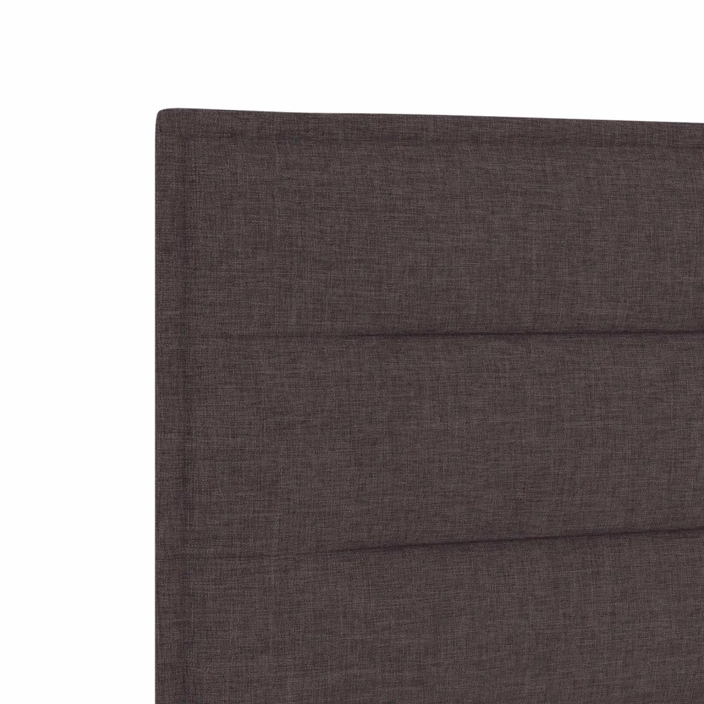 Letto ottomano con materasso Marrone Scuro 80 x 200 cm Tessuto 3456201