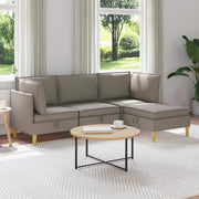 Set di divani modulari con spazio di archiviazione 4 pcs