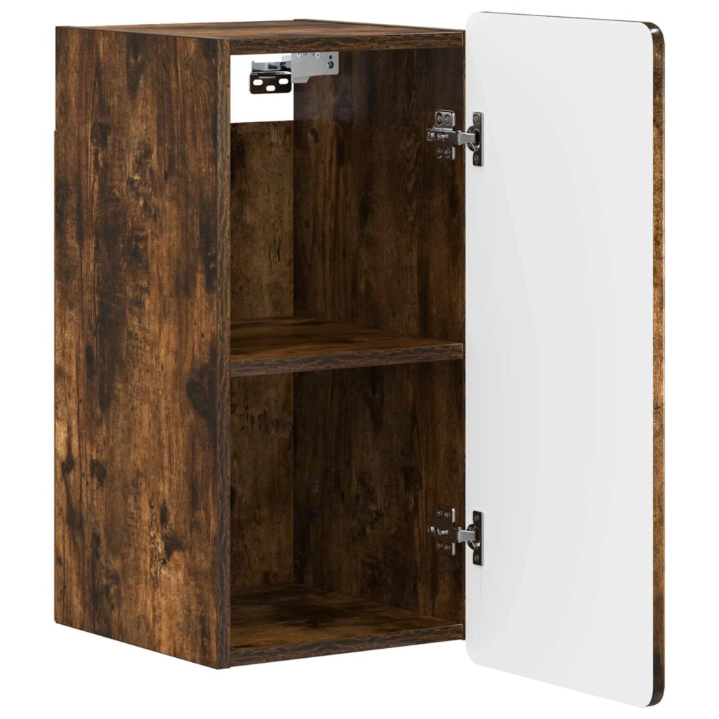 Armadio da bagno a muro ZWOLLE Rovere Fumo 30 x 31 x 63 cm 896370
