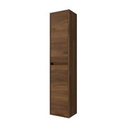 Colonna bagno sospesa 140 cm noce maya ripiani regolabili Gaya