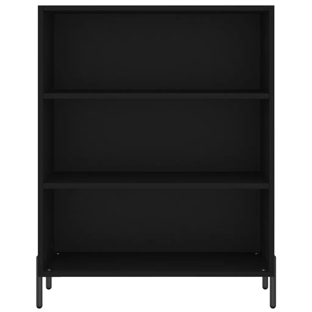 Scaffale Nero 69,5x32,5x90 cm in Legno Multistrato 828373