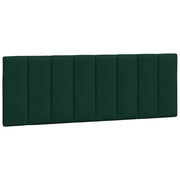 Cuscino Testiera Hanko Verde Scuro 120 cm in Velluto CFW3119037
