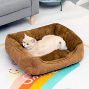 Cuscino per gatti, letto per gatti, pieghevole, per gatti o piccoli cani, morbido, peloso piuma sintetica 55x45x15cm