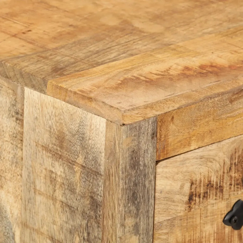 Credenza-Buffet-Armadio da cucina 60x30x76 cm in Legno Massello di Mango 972673