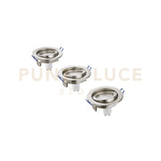 KIT  3 PEZZI  INCASSI LED MATRIX ORIENTABILI NIKEL 3 LUCI ATTACCO GU10 5W 3X430LM 3000K 10X8X10,5CM