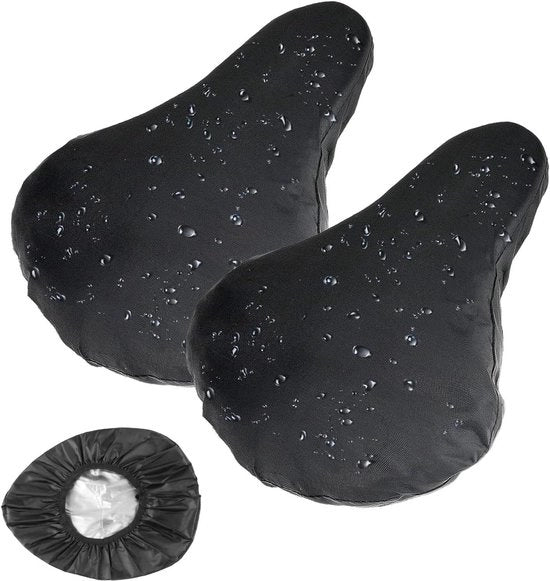 Cuscino di Protezione per Sellino da Bicicletta - Impermeabile - Protezione per Sellino MTB - Accessori da Esterno per la Montagna - Universale - Set a Due Pezzi