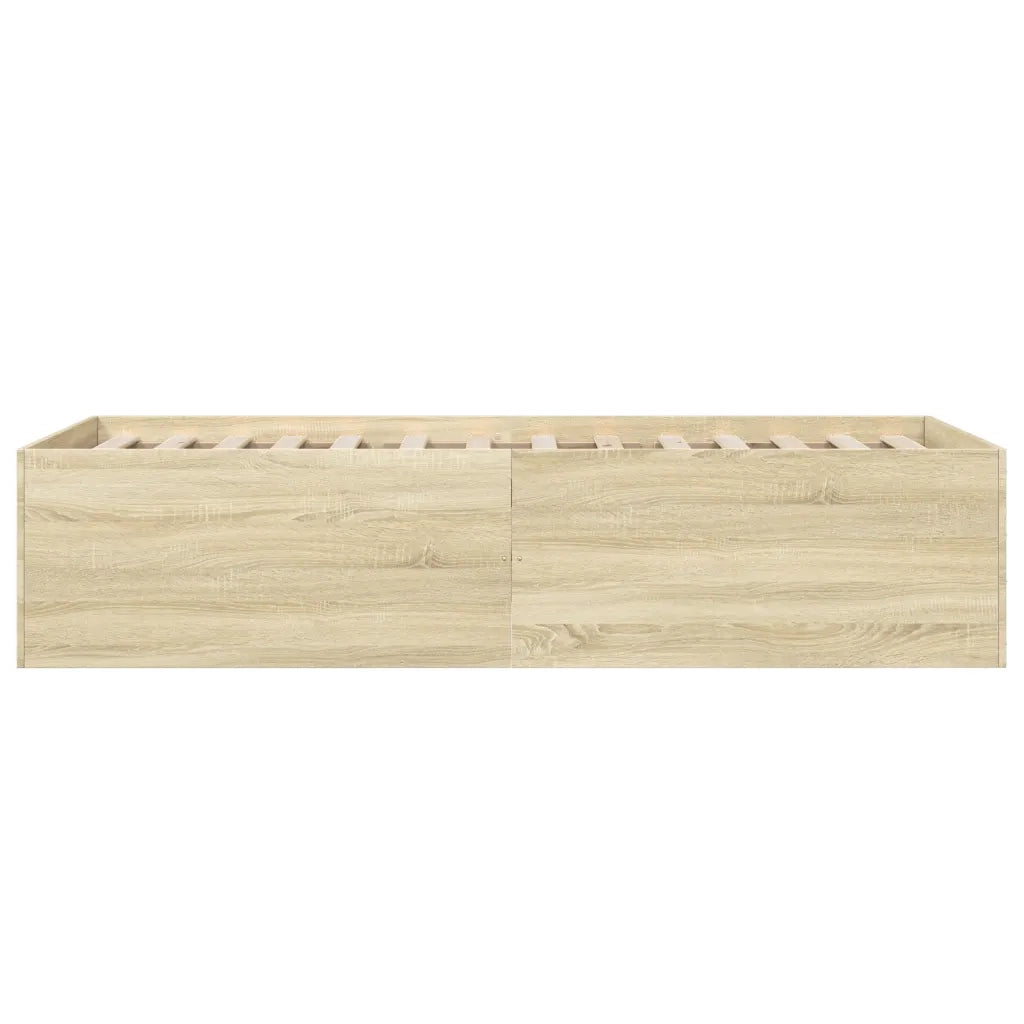 Giroletto-Struttura Letto Rovere Sonoma 75x190 cm in Legno Multistrato 906293