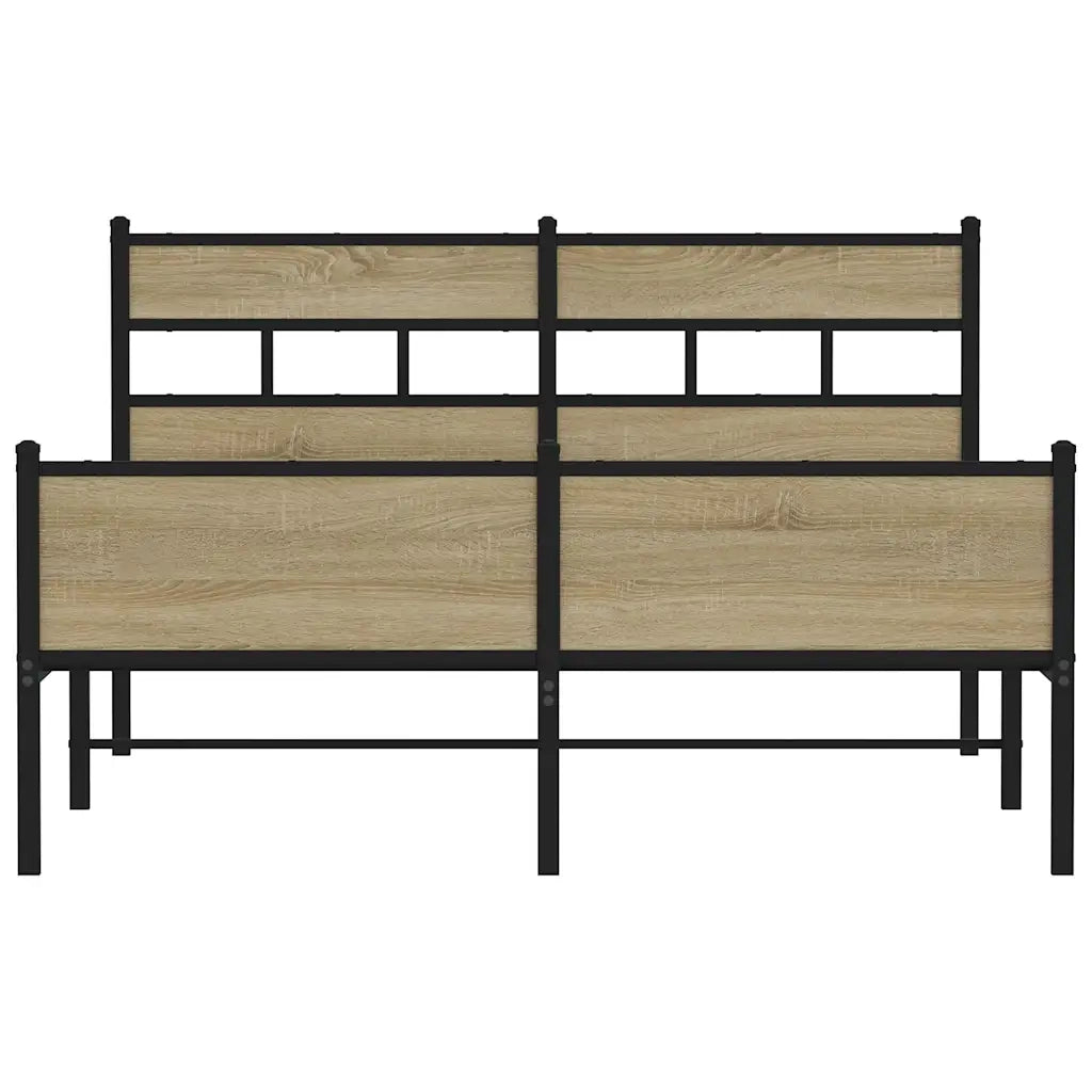 Giroletto senza Materasso Rovere Sonoma 140x190cm in Truciolato