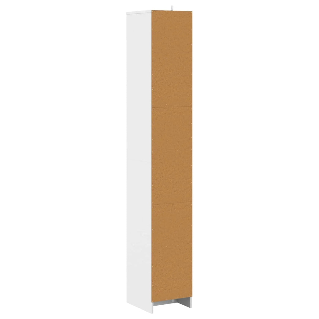 Mobile da Bagno Bianco 30 x 33 x 190 cm Legno ingegnerizzato 890752
