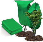 Schiaccianti per piante invernali da 70g/m², 2 pezzi 80cm x 120cm, coperture per piante per la protezione dal gelo, impermeabili, con corda di tiraggio e chiusura a raccordo.