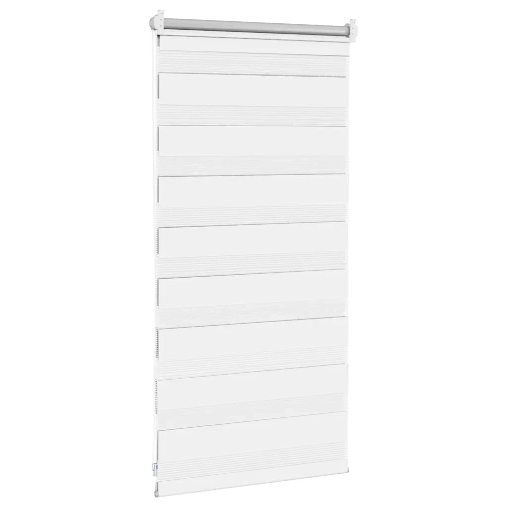 Tenda a rullo zebra 40,9x100 cm Tessuto Larghezza 36,7 cm bianco 240182