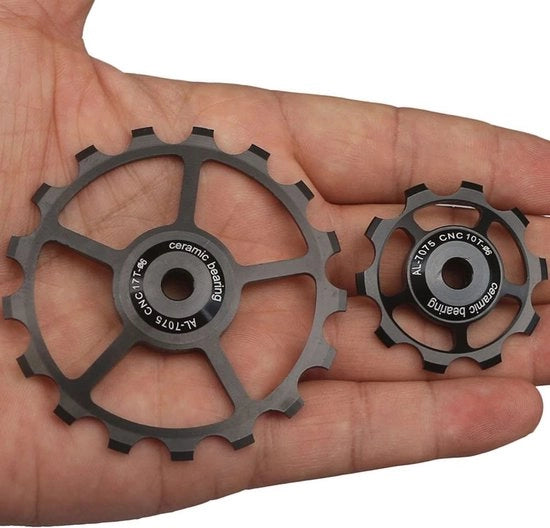 Accessori per bicicletta - Derailleur posteriore per bicicletta da corsa - Carrello in ceramica - Bicicletta da corsa leggera - Accessori per bicicletta - Sostenibilità - Adatto per biciclette da corsa
