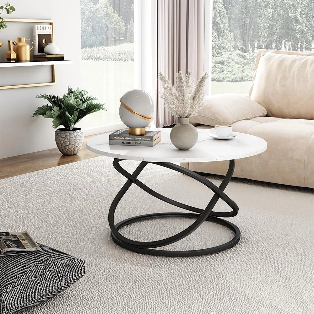 Tavolino Calgary, Bianco, 79.5 x 46 cm con ampia superficie di lavoroda utilizzare come piano d'appoggio o di lavoro nella zona giorno