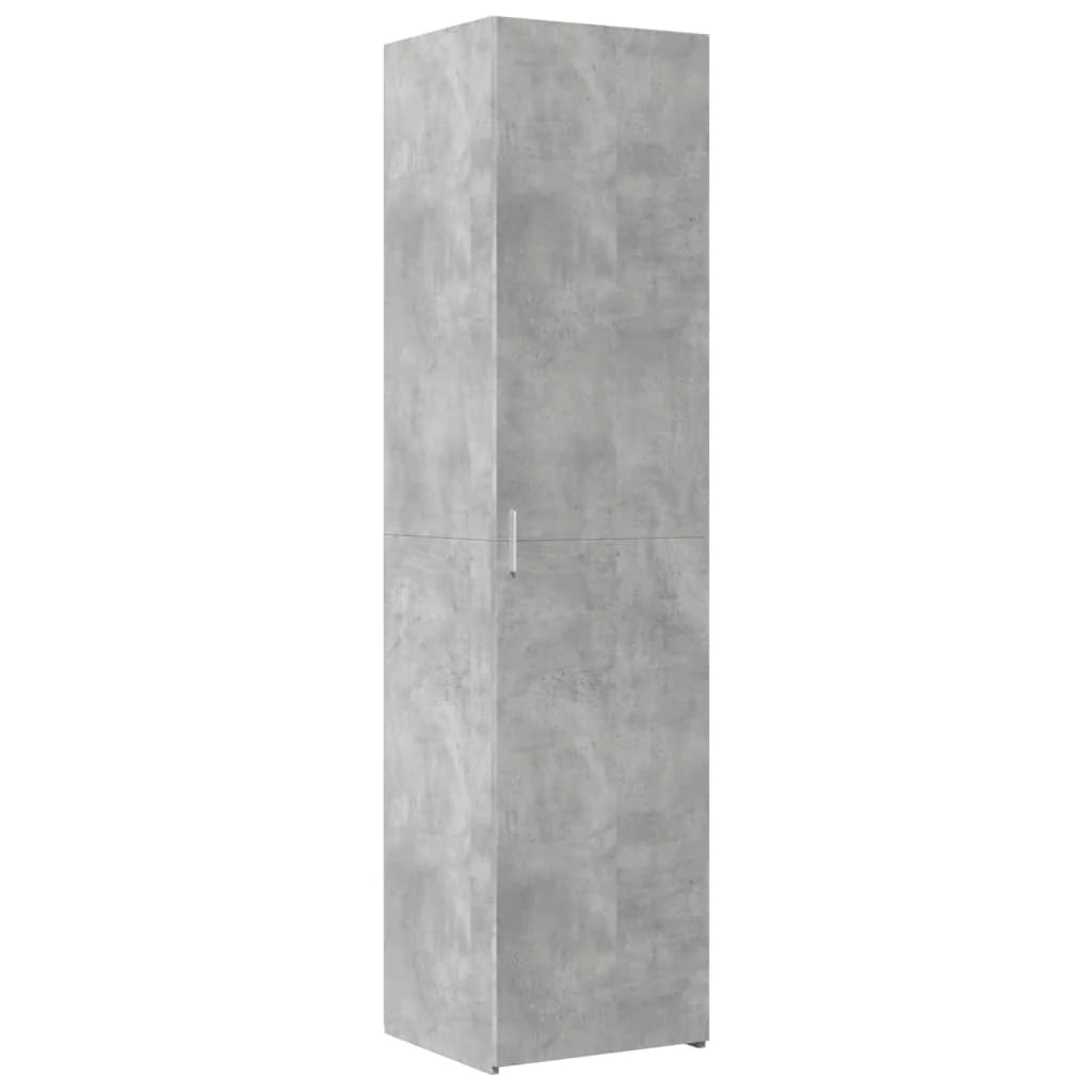 Buffet credenza cassettiera mobiletto mobile contenitore organizer cucina soggiorno salotto alto 45 x 42,5 x 185 cm legno ingegnerizzato grigio 02_0034444