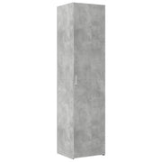 Buffet credenza cassettiera mobiletto mobile contenitore organizer cucina soggiorno salotto alto 45 x 42,5 x 185 cm legno ingegnerizzato grigio 02_0034444