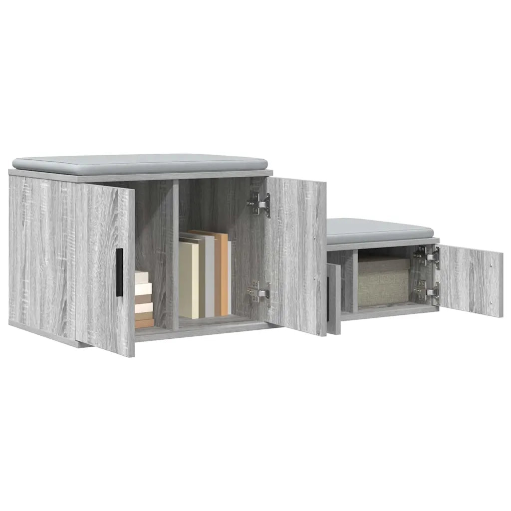 Armadio 2 pz Grigio Sonoma 118 x 41 x 40 cm Legno multistrato CFW8976454