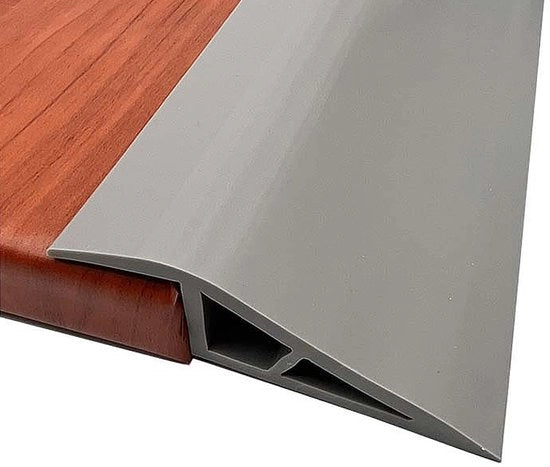 Piastra di sollevamento automatico per sedia a rotelle - Rampino di transizione in alluminio - Protezione per spazio tra pavimento e porta - Sostegno per superare la soglia in alluminio - Larghezza 2 cm, lunghezza 2 m.