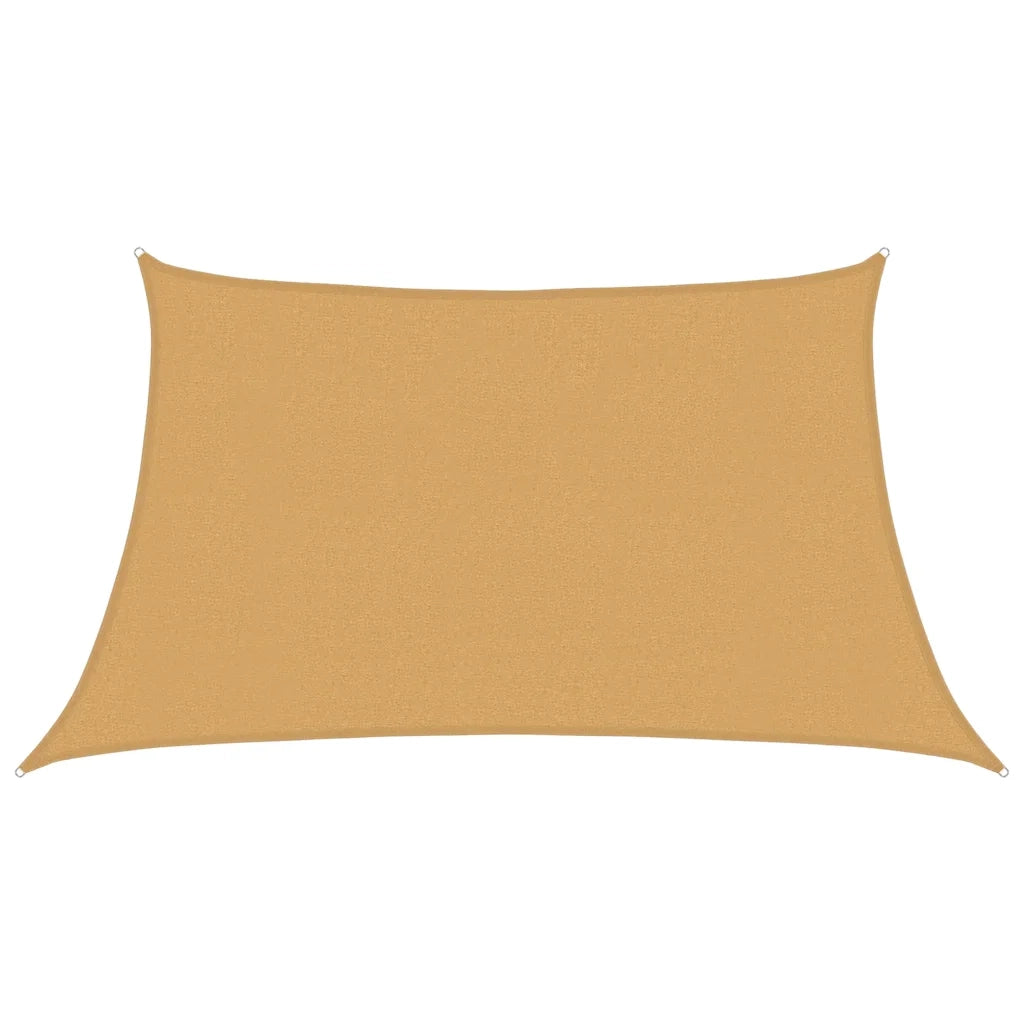 Vela Parasole 160 g/m² Trapezio Grigio Chiaro 3/4x2 m in HDPE 4002070