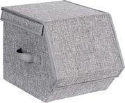 Cassa di archiviazione Noda - Set di 3 cassetti per giocattoli - Comodino per libri - Libreria - Camera da letto e stanza dei giochi per bambini - Stufa