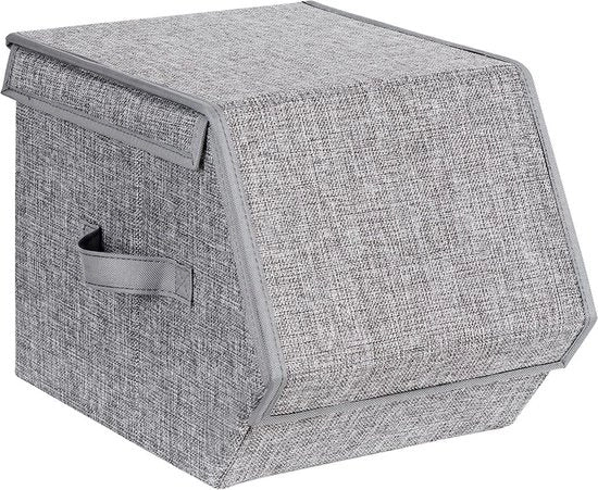 Cassa di archiviazione Noda - Set di 3 cassetti per giocattoli - Comodino per libri - Libreria - Camera da letto e stanza dei giochi per bambini - Stufa