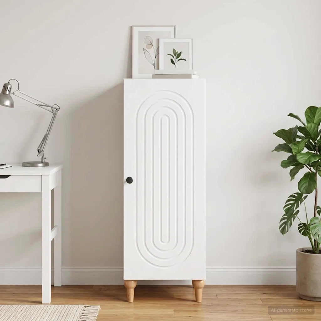Credenza Bianco 33 x 34,5 x 90 cm Legno ingegnerizzato 894135