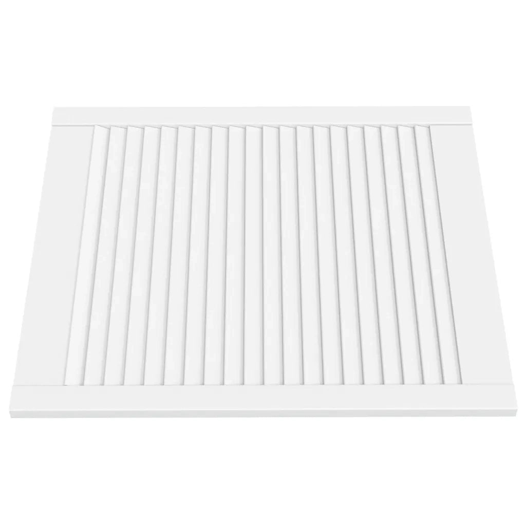 Ante a Lamelle 4 pz Bianche 69x59,4 cm in Legno di Pino 151168