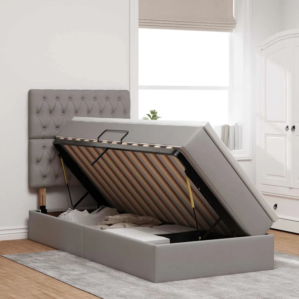 Letto con contenitore e materasso Talpa 90 x 190 cm Poliestere