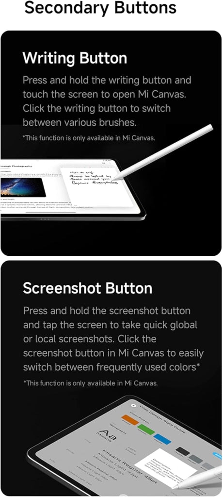 Focus Pen per Xiaomi Pad 7, sensibilità alla pressione, latenza ultra bassa, forza di attivazione 0 g