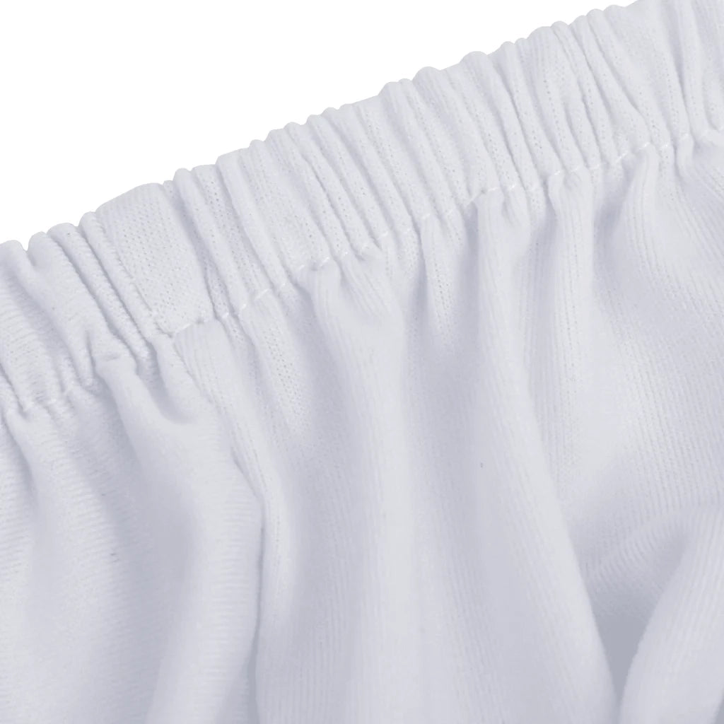 Fodera Elasticizzata Divano 2 Posti-Copridivano Elasticizzato in Jersey Poliestere Bianco