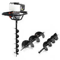 Mototrivella a benzina, 1,4kW e 52cm³ motore a benzina, incl. coclee 250mm e 300mm