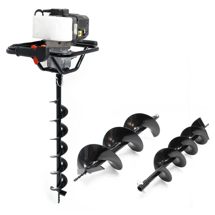 Mototrivella a benzina, 1,4kW e 52cm³ motore a benzina, incl. coclee 250mm e 300mm