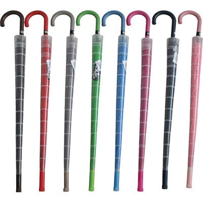 OMBRELLO PIOGGIA SALVAGOCCIA - PL/METALLO 8 STECCHE AUTOMATICO CM 122- 3 pezzi