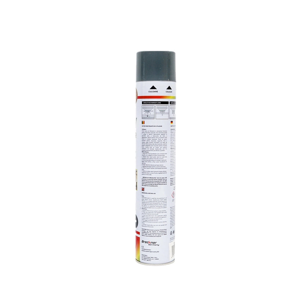 12 pezzi Vernice spray per marcatura forestale grigia 750ml Breckner Germany