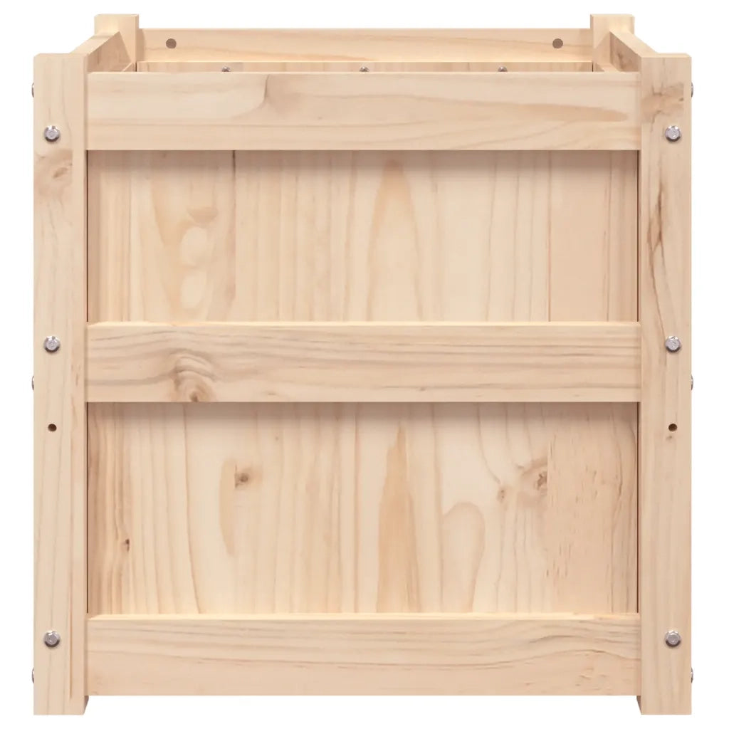 Fioriere da Giardino 2 pz in Legno Massello di Pino 837415