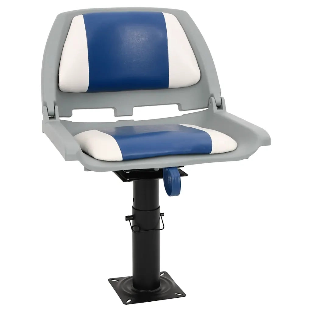 Sedili Barca con Supporto 2pz Altezza Regolabile Girevole 360° 3294956